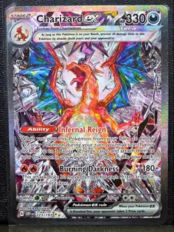 Charizard 223/197 Sv: Pokemon Obsidian Flames SIR Special Illustration Rare - Image 1