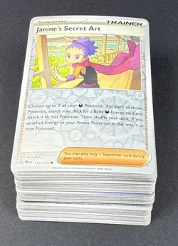 Pokemon TCG Prismatic Evolutions 191X Mixed Holo/Reverse Holo PRE EN Lot Sleeved - Image 2