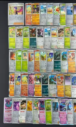 Pokemon TCG Prismatic Evolutions 191X Mixed Holo/Reverse Holo PRE EN Lot Sleeved - Image 4