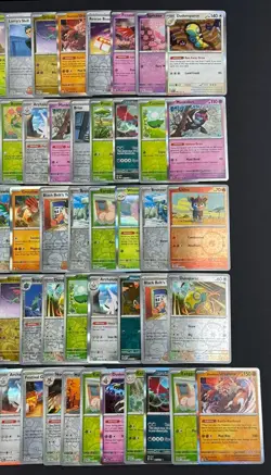 Pokemon TCG Prismatic Evolutions 191X Mixed Holo/Reverse Holo PRE EN Lot Sleeved - Image 5
