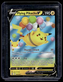 2021 Pokemon Celebrations Ultra Rare Flying Pikachu V 006/025 (CF) - Image 1