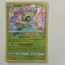 Pokemon Celebi 009/185 Swsh04: Vivid Voltage Holo Amazing Rare 60 HP Basic - Image 1