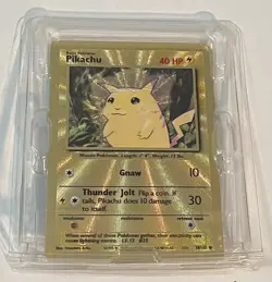 Pokemon Pikachu Gold Metal Celebrations Holo #058/102 - ORIGINAL/SEALED PACKAGE - Image 1