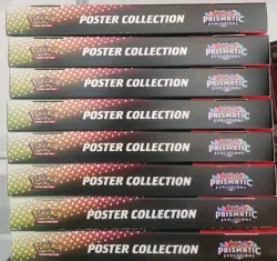 Pokemon TCG Prismatic Evolutions Poster Collection (8) - Image 1