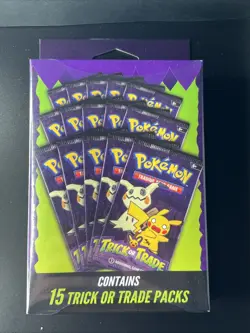 Pokemon Trick or Trade Box With 15 Booster Packs 2025 Sealed/Unopened - Image 1