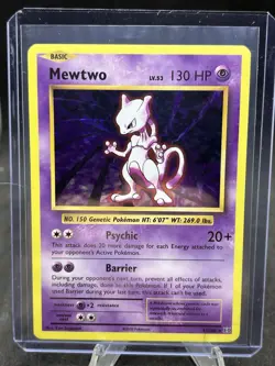 2016 Mewtwo - 51/108 - Rare-English Pokemon XY Evolutions Holo - Image 1
