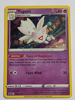 Togetic Promo SWSH276 Cosmos Holo Sword & Shield Pokemon - Image 1