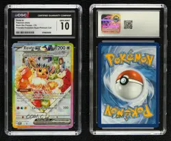 Eevee ex Pokemon Scarlet & Violet Black Star Promo CGC 10 Gem Mint - Image 3