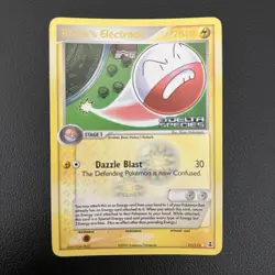 Pokemon TCG Holon’s Electrode EX Delta Species 21/113 Rare Holo Stamped - LP+ - Image 1