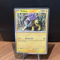 Pokemon TCG Raikou - (Cosmo Holo) Promo ME01: Mega Evolution 048/132 NM - Image 1