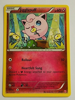 Jigglypuff 25/30 XY Trainer Kit: Bisharp & Wigglytuff Pokemon - Image 1