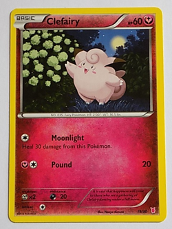 Clefairy 19/30XY Trainer Kit: Bisharp & Wigglytuff Pokemon - Image 1