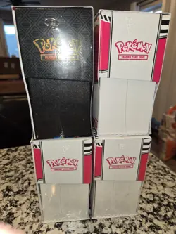 Pokemon White Flare ETB x3 Mega Evolution ETB x1 Sealed No Rips Or Tears - Image 3