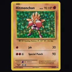 Hitmonchan 62/108 Evolutions Holo Rare Pokemon TCG NM - Image 1
