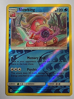 Slowking Reverse Holo 55/214 Sun & Moon Lost Thunder Pokemon - Image 1