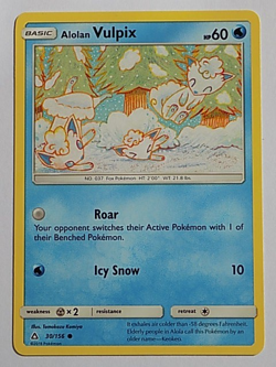 Alolan Vulpix 30/156 Sun & Moon - Ultra Prism Pokemon - Image 1