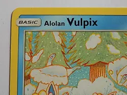 Alolan Vulpix 30/156 Sun & Moon - Ultra Prism Pokemon - Image 2
