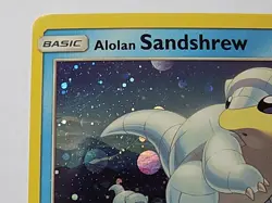 Alolan Sandshrew Cosmos Holo 19a/145 Alternate Art Promo Pokemon - Image 2