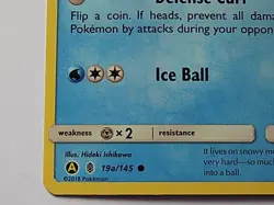 Alolan Sandshrew Cosmos Holo 19a/145 Alternate Art Promo Pokemon - Image 4