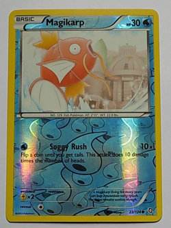 Magikarp Reverse Holo 23/124 Black & White Dragons Exalted Pokemon - Image 1