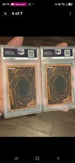 Yu-Gi-Oh! 1st Ed MFC-053 XZ-Tank Cannon PSA 9 & MFC-054 YZ-Tank Dragon PSA 8 - Image 4