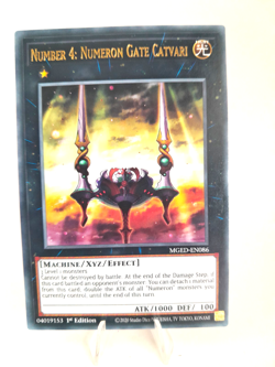 Number 4: Numeron Gate Catvari MGED-EN086 Rare 1st Edition El Dorado YuGiOh T... - Image 1