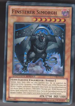 YU-GI-OH Finsterer Simorgh Super Rare CT08-DE006 - Image 1