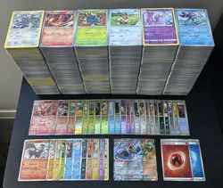 Huge Bulk Lot of 4000+ Pokemon Cards w/ Holo Rares, Reverse Holos, + More! 17lbs - Image 3