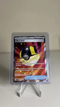 Pokemon Ultra Ball Trainer-Item Full Art Foil ASC Card 264/217 - Image 1