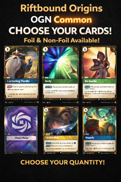Riftbound Origins OGN Common Choose Your Cards Foil & Non-Foil - Image 1