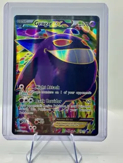 Gengar EX (114 Full Art) 114/119 XY - Phantom Forces Holo Pokemon Card NM - Image 1