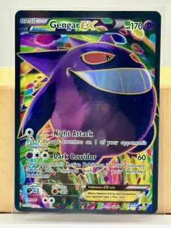 Gengar EX (114 Full Art) 114/119 XY - Phantom Forces Holo Pokemon Card NM - Image 3