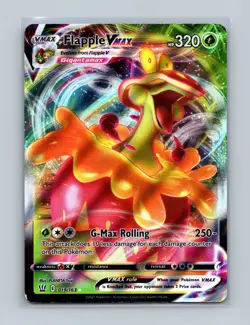 Flapple VMAX 019/163 Ultra Rare Battle Styles Pokemon Card - NM - Image 1
