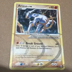 Pokemon TCG 2009 Arceus AR8 Holo Rare Card - Image 1