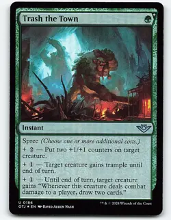 Trash the Town #186 foil Magic the Gathering Card - Image 1