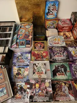 HUGE YUGIOH COLLECTION Garage Sale THOUSANDS OF CARDS YU-GI-OH - Image 3