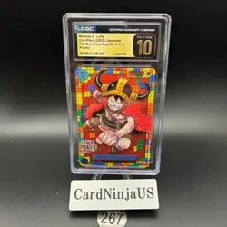 CGC 10 PRISTINE Luffy P-110 Premium Card Collection ONE PIECE DAY 25 Japanese - Image 1
