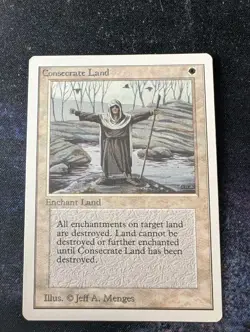 MTG Unlimited Card Lot Hurricane Sacrifice Consecrate Land 22 Cards Vintage - Image 2