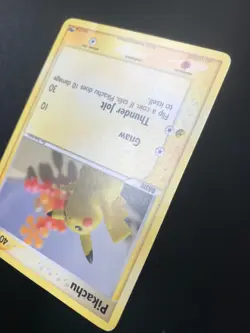 Pikachu 16/17 POP 2 Pokemon non-holo rare card MP - Image 3