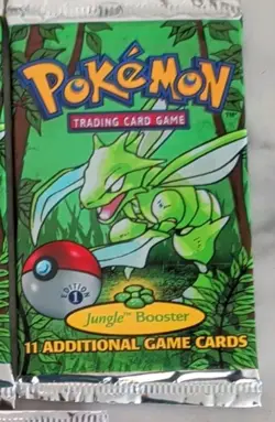Pokemon Jungle 1st Edition Sealed Booster Pack Scyther Art 11 Cards Wizards - Image 1