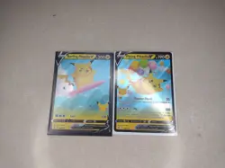 Surfing Pikachu V & Flying 008 & 006/025 - Celebrations - Holo Pokemon Card - Image 1