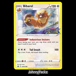 Bibarel SWSH188 - 2022 Brilliant Stars Promo Sword & Shield - Pokemon Card NM - Image 1