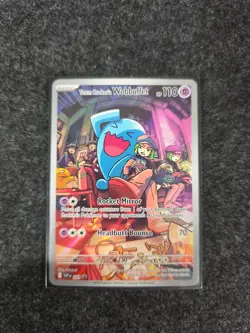 Team Rocket's Wobbuffet 203 Sv: Scarlet & Violet Promo Cards Holo - Image 1