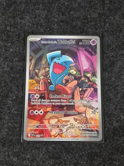 Team Rocket's Wobbuffet 203 Sv: Scarlet & Violet Promo Cards Holo - Image 2