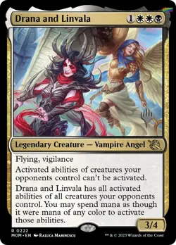 Drana and Linvala [PPMOM - 222] - NM [Foil] TCG MTG - Image 1