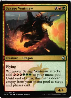 Magic MTG Dragons of Tarkir Savage Ventmaw #231/264 TCG CCG - Image 1