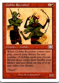 Goblin Recruiter Classic Sixth Edition NM Normal - Image 1