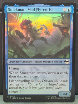 Stockman Mad Fly-entist C 0054 FOIL TMNT Teenage Mutant Ninja Turtles Common NM - Image 1