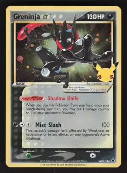 Greninja Star SWSH144 Pokemon TCG Sword & Shield Promo NM - Image 1