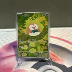 Mega Evolution: Perfect Order Rowlet 90/88 Illustration Rare Pokemon Card - NM - Image 1